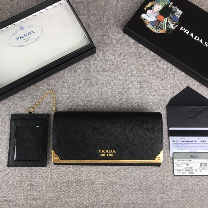 PRADA プラダ 人気商品激安 レディース 長財布 三つ折り財布 1MH132-PA382