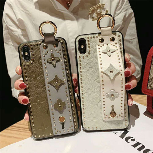 ルイヴィトン iphone xr/xs maxケース お洒落 アイフォンxs/xカバー リング付け iphone 7/8plusケース ペアお勧め