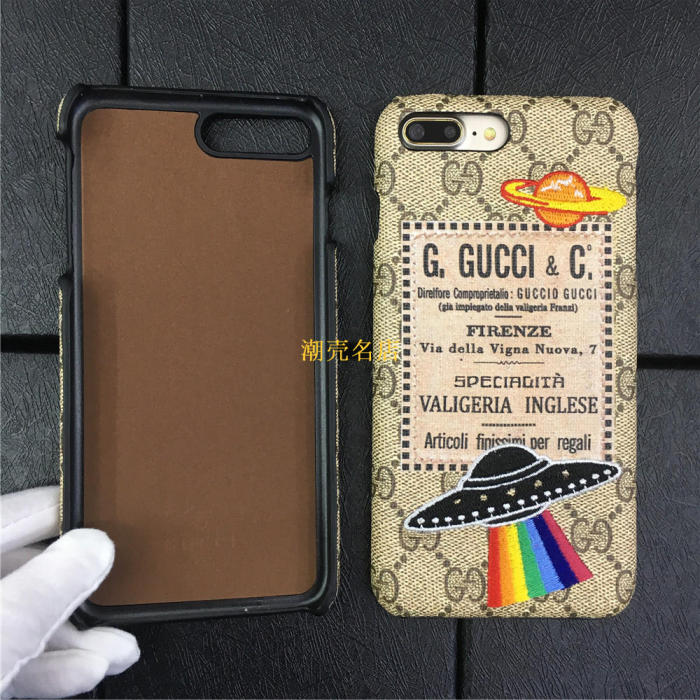 グッチ iphone xr/xs maxケース ジャケット UFO iphoneX/8ケース 保護カバー iphonexs/xrカバー 革製 軽量 激安