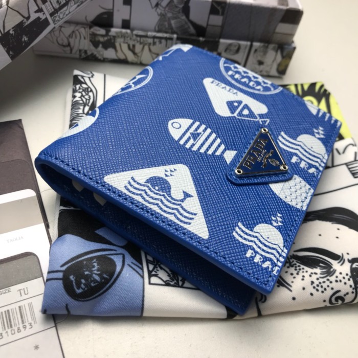 新作通販 PRADA/プラダ メンズ 短財布 二つ折り財布 2MO004-PA433