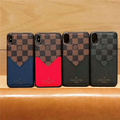 ルイヴィトン iphone xr/xs maxケース カード入れ アイフォンxs/xカバー ８色 iphone 7/8plusケース ビジネス風 人気通販