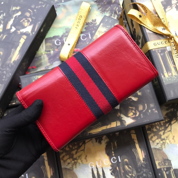 超高品質 GUCCI グッチ 長財布 Wホック二つ折り財布 573789-1