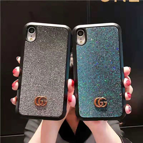グッチ iphone xr/xsケース 綺麗 iphone x/8plusケース 人気潮流 アイフォン7 plus/xs maxケース キラキラ ペア向け