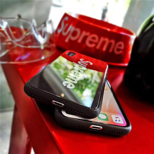 シュプリーム iphone xr/xs/xs maxケース 人気潮流ブランド SUPREME アイフォンテンアール/x/xs マックスカバーキラキラsupreme英文字付け 個性ジャケット
