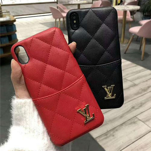ルイヴィトン iphone xr/xs maxケース 高級革 アイフォンxs/xカバー カード入れ iphone 7/8plusケース ファッション お洒落 男女兼用