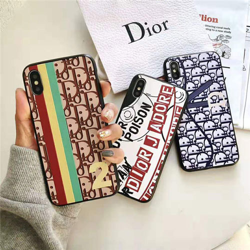 ディオール iphone xs/xs マックスケース シンプル風 アイフォン xr/テンケース iphone 6/10/8/7 plusケース 綺麗ロゴ　人気柄