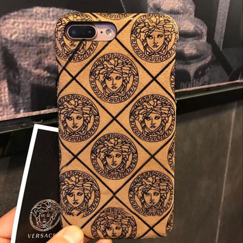 ヴェルサーチ iphone7/7plusケース 女性向け シンプル風 アイフォン8カバー 人気 お洒落 彼女プレゼント 高品質