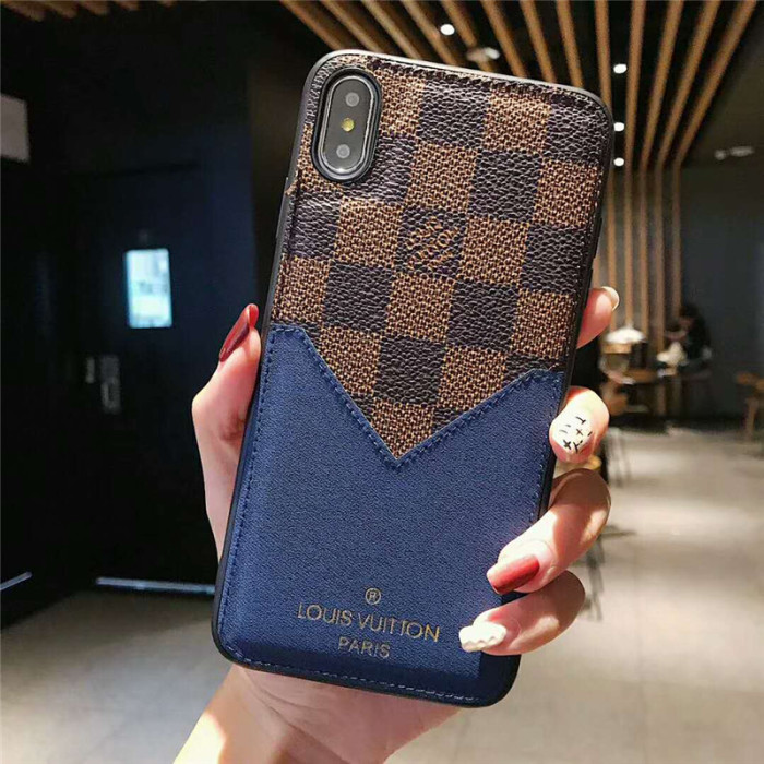 ルイヴィトン iphone xr/xs maxケース カード入れ アイフォンxs/xカバー ８色 iphone 7/8plusケース ビジネス風 人気通販
