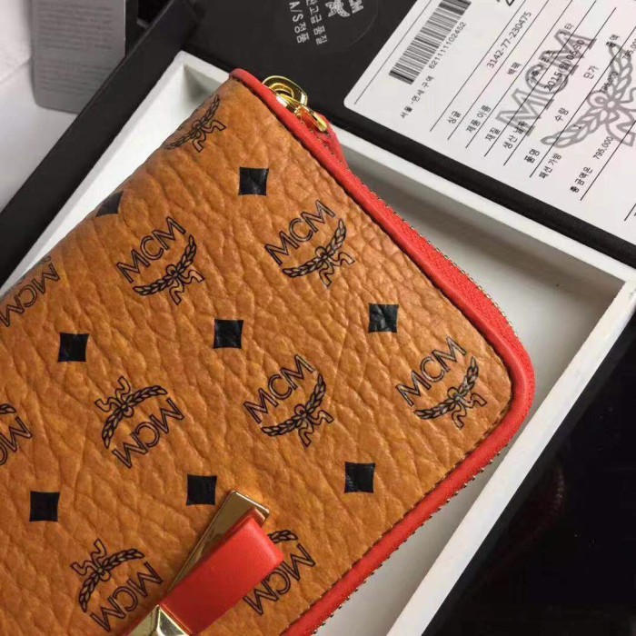 エムシーエム 超人気 ラウンドファスナー式財布 8084-MC517