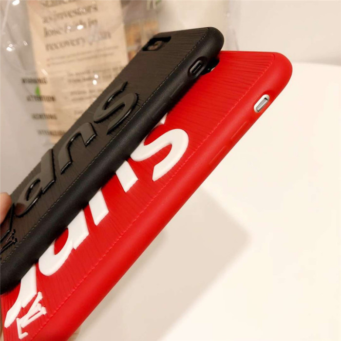 ルイヴィトン シュプリーム コラボ iphone xs/xs maxケース ファッション iphone xr/テンケース 個性 iphone x/8/7 plusケース 男女兼用