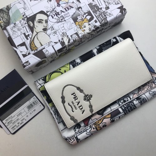 新作通販 PRADA/プラダ メンズ 長財布 二つ折り財布 2MV836-PA423