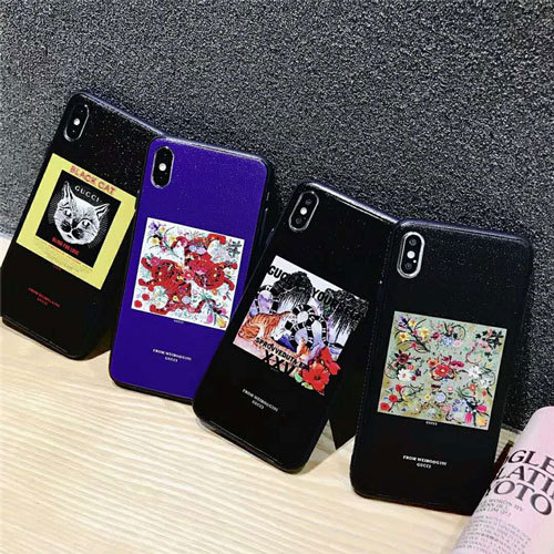 グッチ iphone xr/xs maxケース 可愛い アイフォン xs/テンケース 人気 iphone 8/7 plusケース 独特ジャケット 激安新品