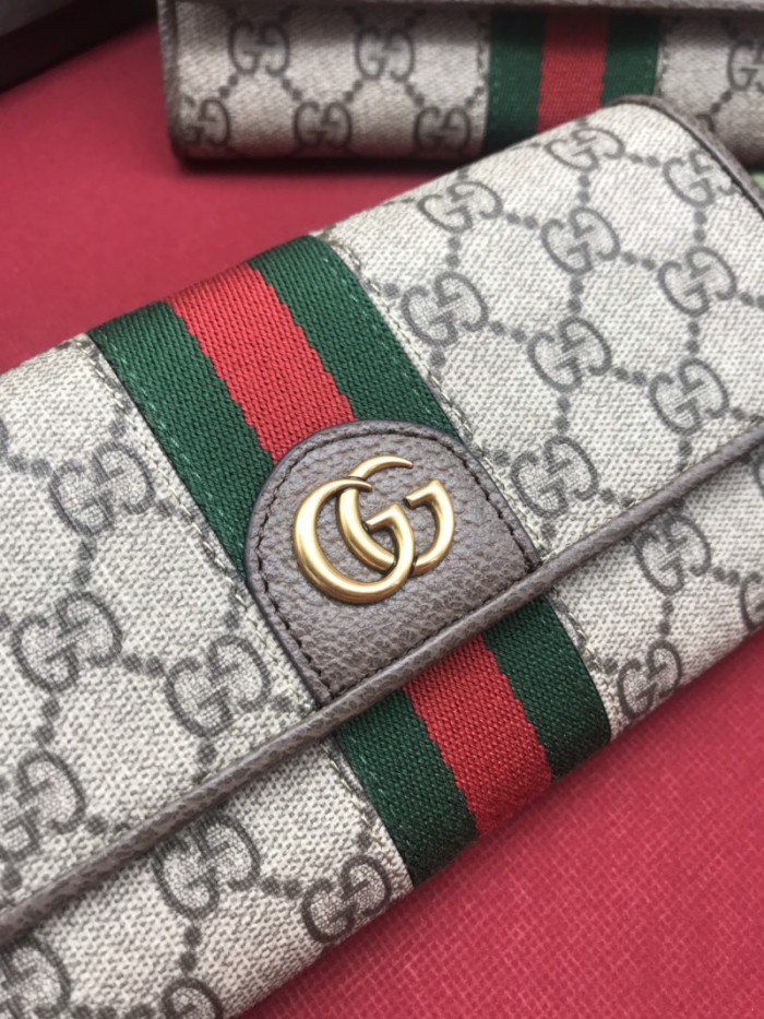 19SS美品 GUCCI グッチ 二つ折り長財布 長財布 通販 523153-6