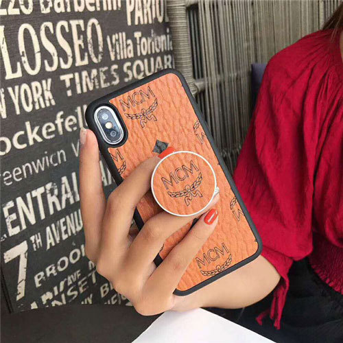 MCM エムシーエム iphone11/11pro/11pro maxケース即納品 iphone xs/xs maxケース ファッション iphone xr/テンケール カバー スタンド機能 落下防止 個性 iphone x/8/7 plu
