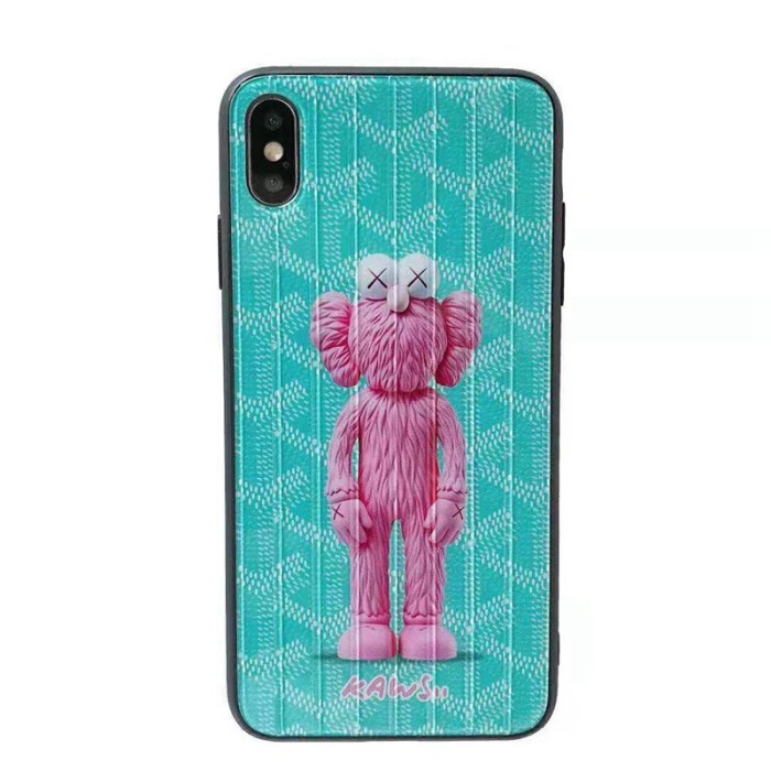 KAWS iphone x11/xiケース 新品 オシャレ カウズ iphone xs/xrケース 水色 可愛いフィギュア アイフォンxs maxケース 潮流 若い者