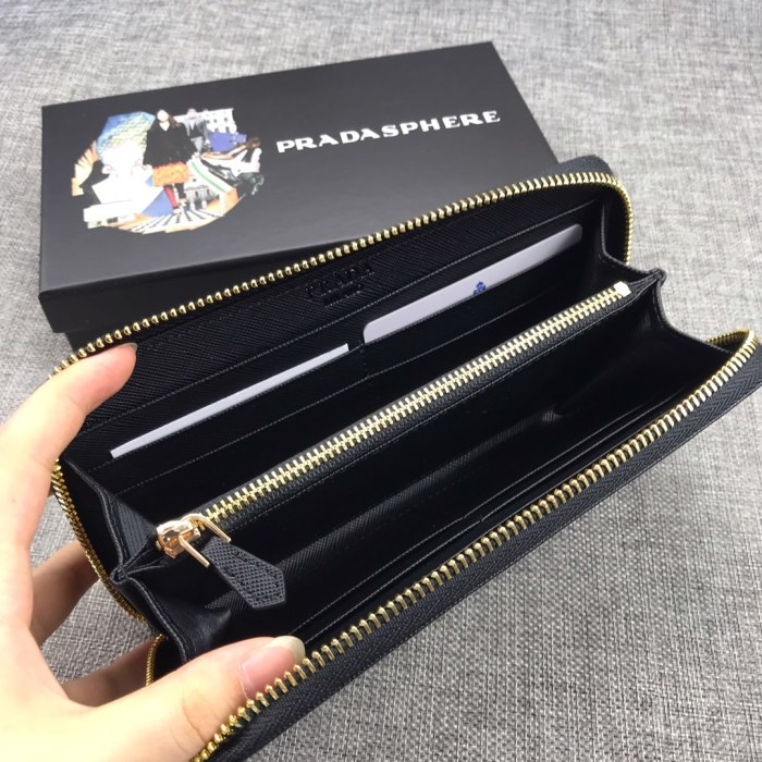PRADA プラダ 新作通販 長財布 ラウンドファスナー式財布 YXJ-2001P-PR0506