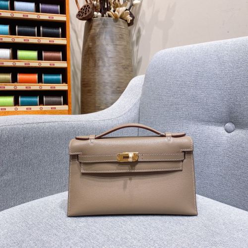 新品 エルメス 手作り 財布 セカンドバッグ MINIKELLY TA2001P-HE-15