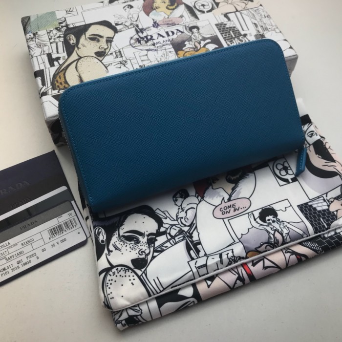 特N品 通販 PRADA/プラダ メンズ 長財布 ラウンドファスナー式財布 2ML317-PA420