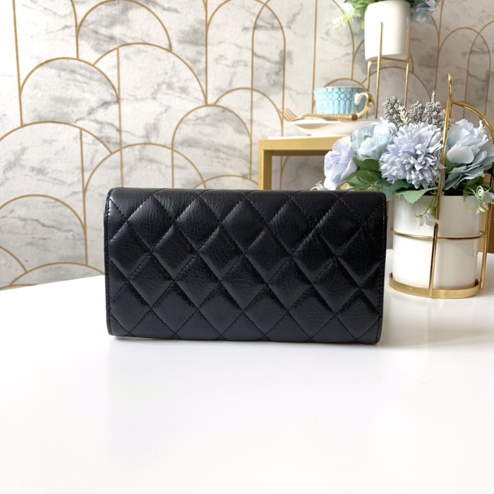 シャネルCHANEL Wホック二つ折り長財布 男女兼用 JJX2002P260-31502-2