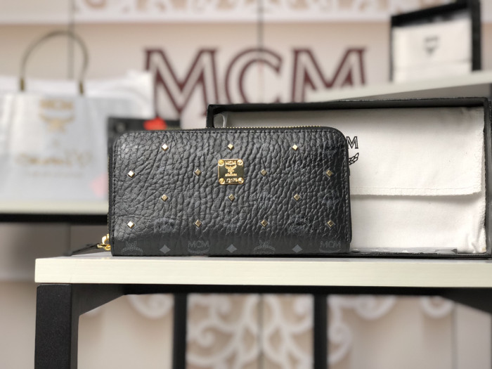 エムシーエム 超人気 ラウンドファスナー式財布 8031-MC504