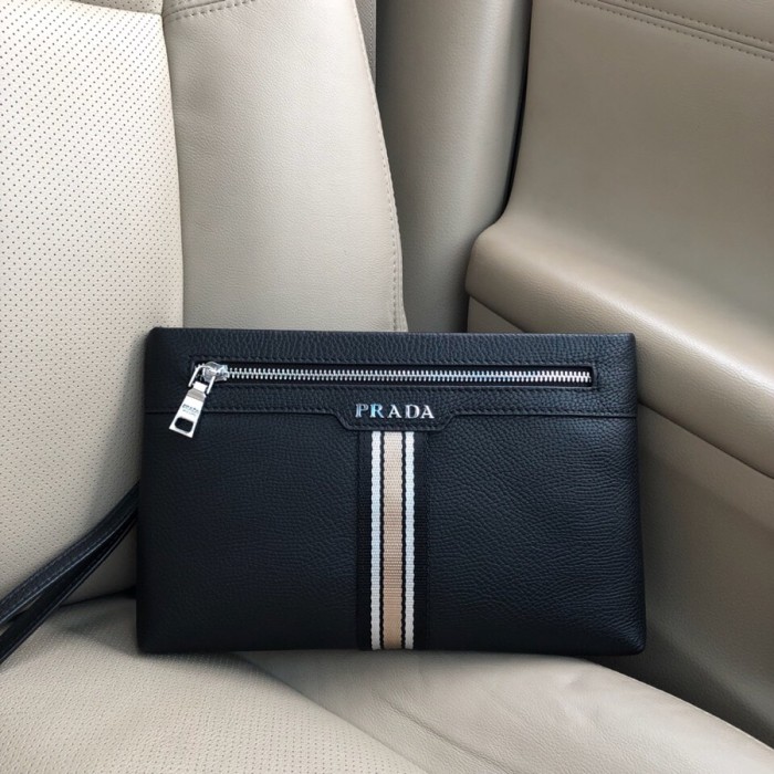 PRADA プラダ 人気商品激安 メンズ 長財布 セカンドバッグ 7057-5-PA403