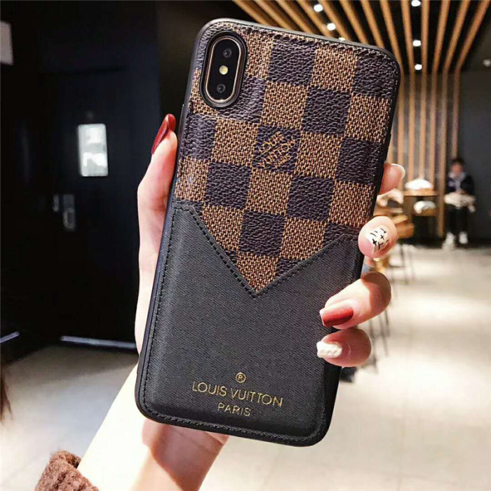 ルイヴィトン iphone xr/xs maxケース カード入れ アイフォンxs/xカバー ８色 iphone 7/8plusケース ビジネス風 人気通販