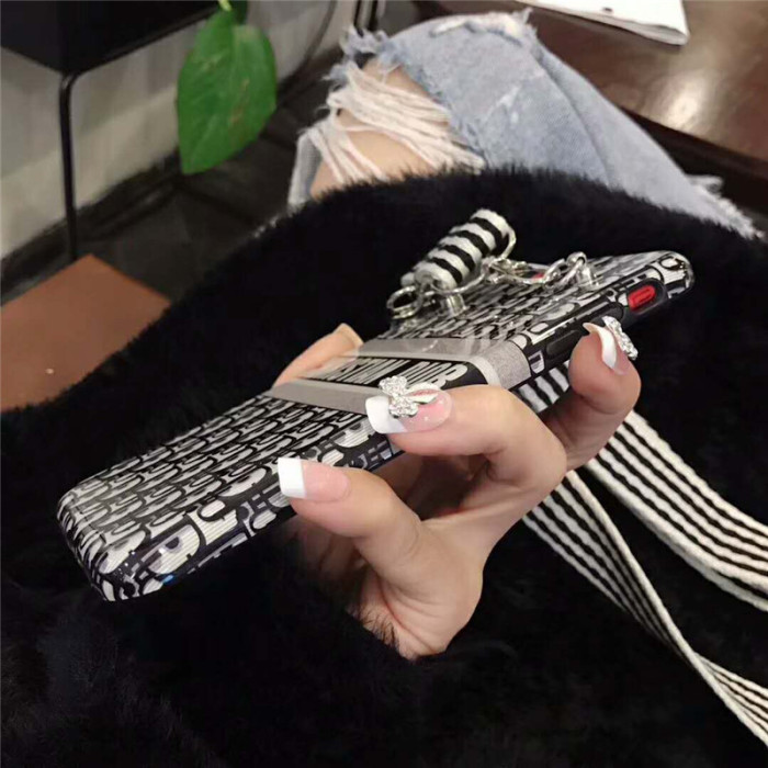 ディオール iphone xr/xs maxケース オシャレ Dior アイフォンテンアール/xs マックスカバー 人気 iphone 6s/7/8plusケース iphone x/xsケース ストラップ付け