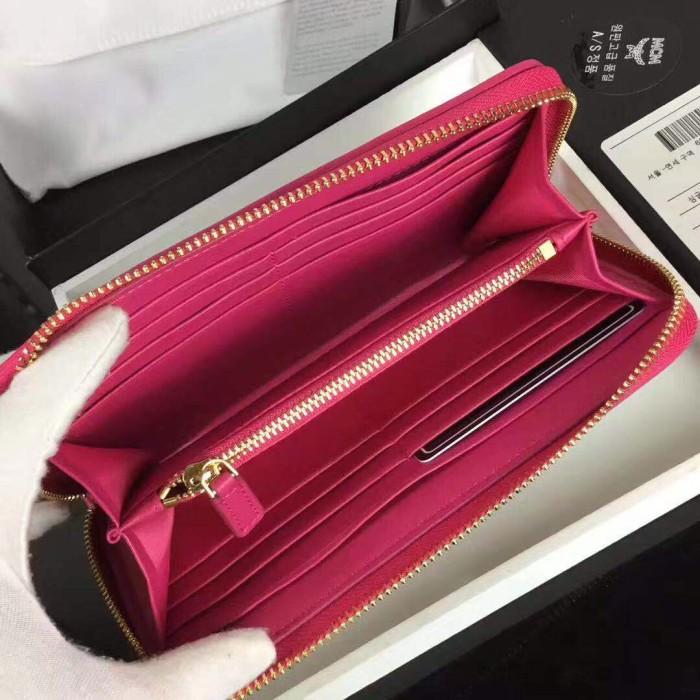 エムシーエム 超人気 ラウンドファスナー式財布 8084-MC518