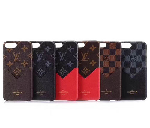 ルイヴィトン モノグラム iphonexr/Xs/xs maxケース お洒落ブランド iphone xs/8plusカバー カードポッケト付け 芸能人愛用