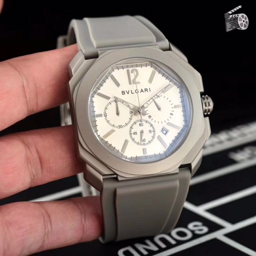 BVLGARI ブルガリ 腕時計 メンズ 42mm 精准6針 クロノグラフ BV-WD440-050