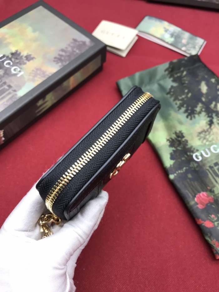 19SS美品 GUCCI グッチ 長財布 ラウンドファスナー式財布 523154-1