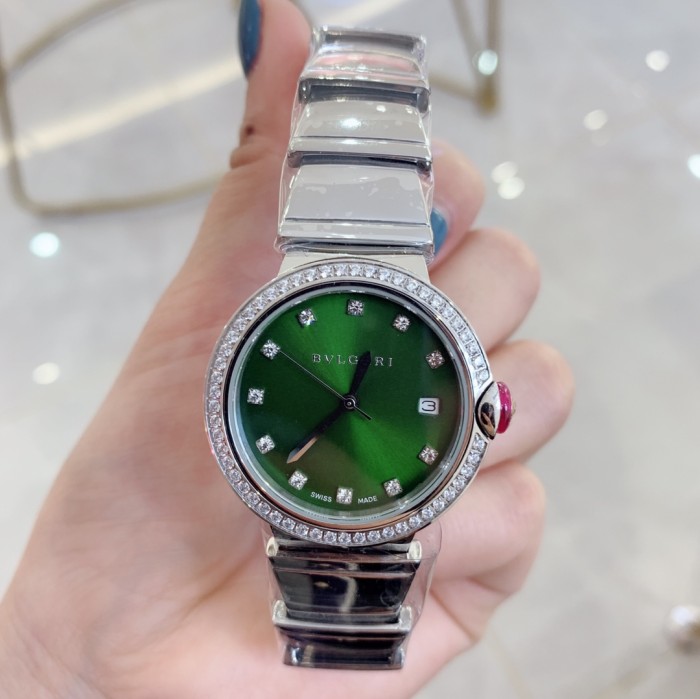 人気新作 BVLGARI ブルガリ 腕時計 レディース 33mm 自動巻 BV-TSH-006
