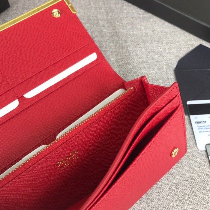 PRADA プラダ 特N品 激安 レディース 長財布 三つ折り財布 1MH132-PA381