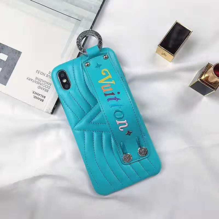 ルイヴィトン iphone xr/xsケース 個性ブランド iphonex/8plusケース人気潮流 アイフォン10R/xs maxケース ハンドベルト付け