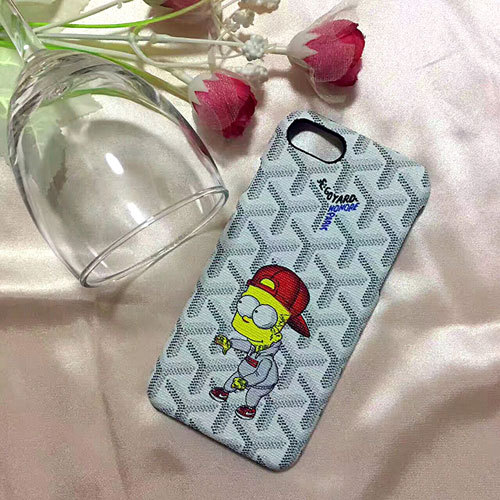 ゴヤール シンプソン家族 iphone7/7plusケース ジャケット 薄型 軽量 激安 プレゼント　goyard 人気 男女兼用
