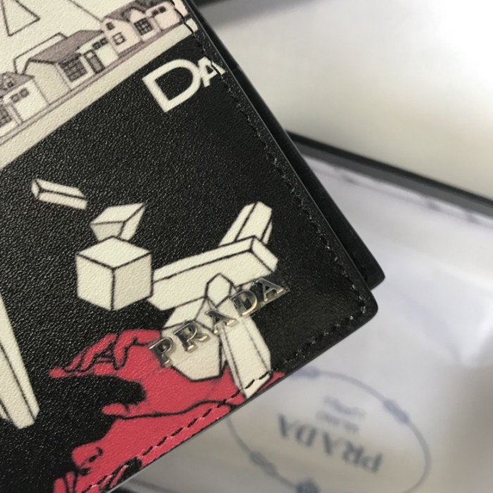 新作通販 PRADA/プラダ メンズ 短財布 二つ折り財布 2M0513-PA416