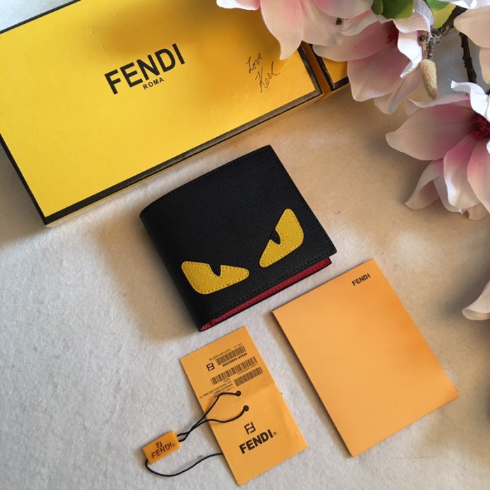 新作 FENDI/フェンディ メンズ 二つ折り短財布 FE19P110-FD05