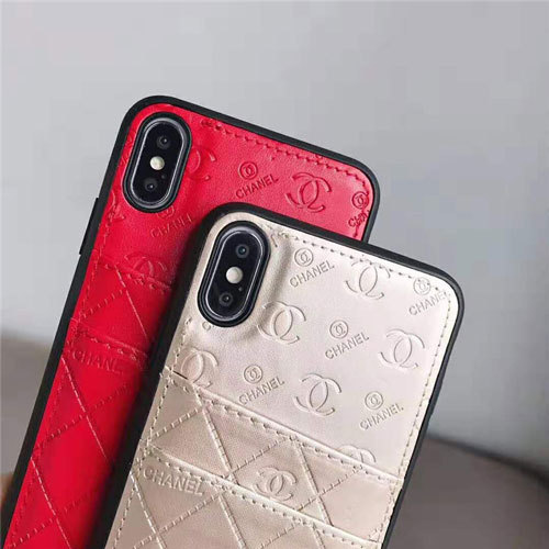 chanel シャネル iphone xrケース ブランド iphone xs/xs maxケース カード入れ iphone x/10/8/7/6plusケース 収納ポケット シンプル ビジネス風 耐衝撃