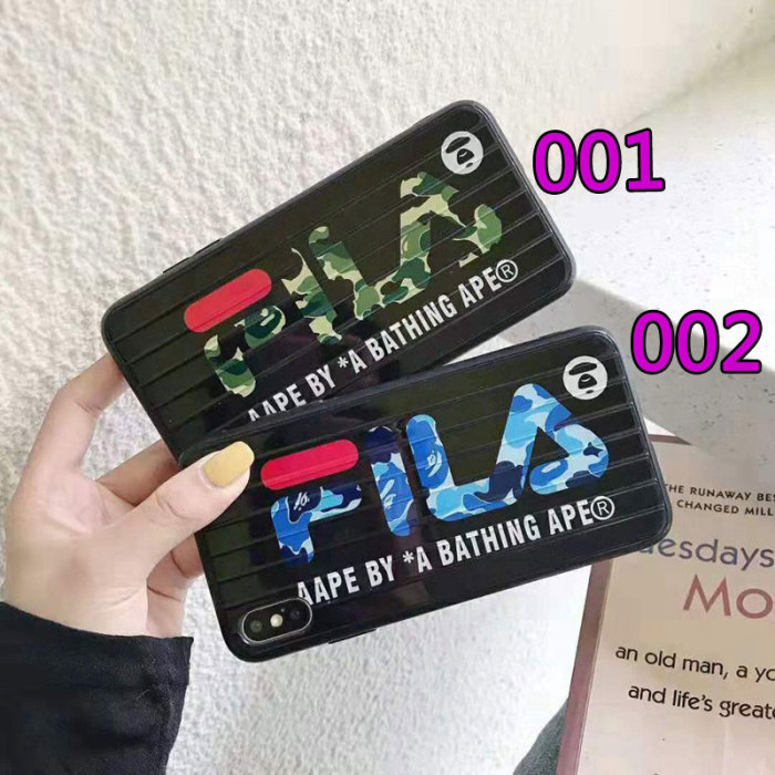 FILA iphone XI/11ケース ブランド フィラ iphone 11 pro/XI MAX　ケース スポーツ風 FILAアイフォンXR/XSケース 全方位保護 個性潮流