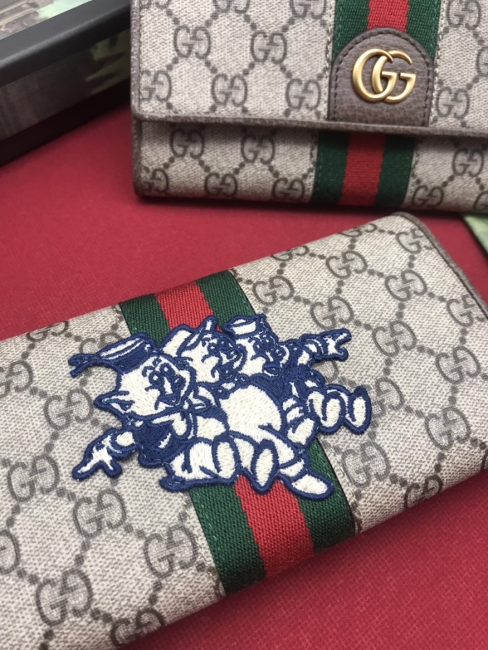 19SS美品 GUCCI グッチ 二つ折り長財布 長財布 通販 523153-6