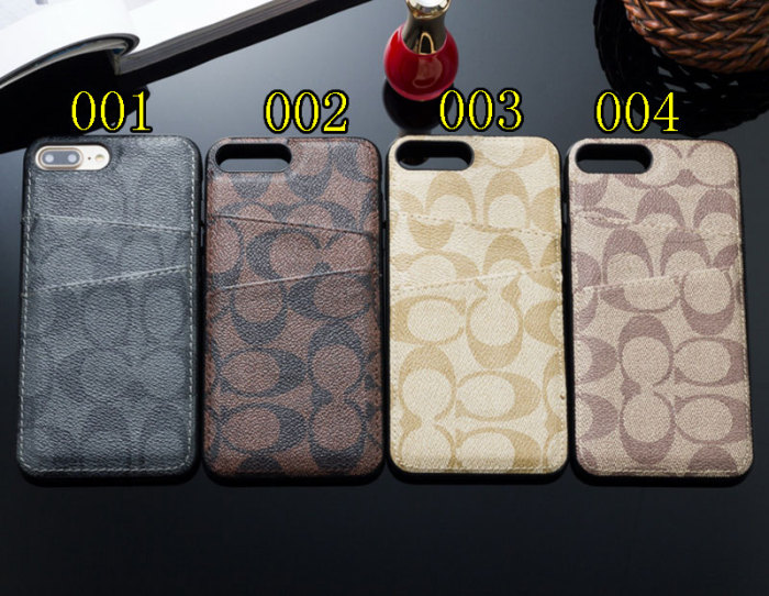 コーチ coach iphone xs/xr/xs maxケース ブランド アイフォンx/10ケース 人気潮流 iphone 8/7 plusケース カードポケット付き 激安