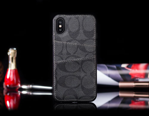 コーチ coach iphone xs/xr/xs maxケース ブランド アイフォンx/10ケース 人気潮流 iphone 8/7 plusケース カードポケット付き 激安