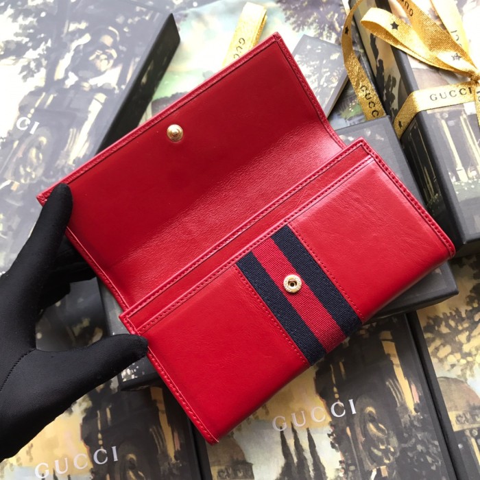 超高品質 GUCCI グッチ 長財布 Wホック二つ折り財布 573789-1