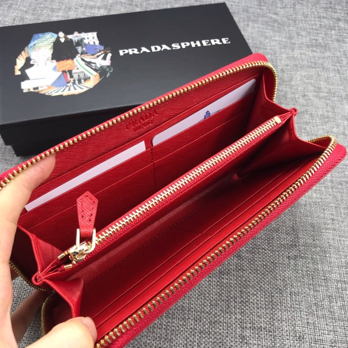 PRADA プラダ 新作通販 長財布 ラウンドファスナー式財布 YXJ-2001P-PR0506-1
