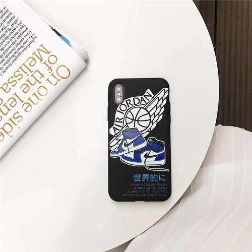 ジョーダン iphone xr/xs maxケース 個性ブランド Jordan iphone xs/xケース スポーツ風 ナイキ アイフォン 8/7 plusケース NBA靴付け 激安新品