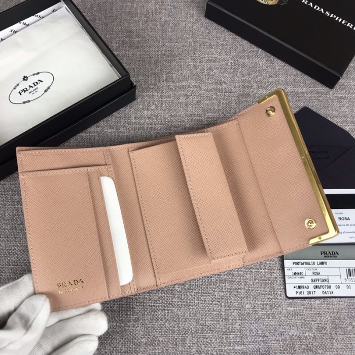 PRADA プラダ 特N品 激安 レディース 長財布 三つ折り財布 1MH132-PA375