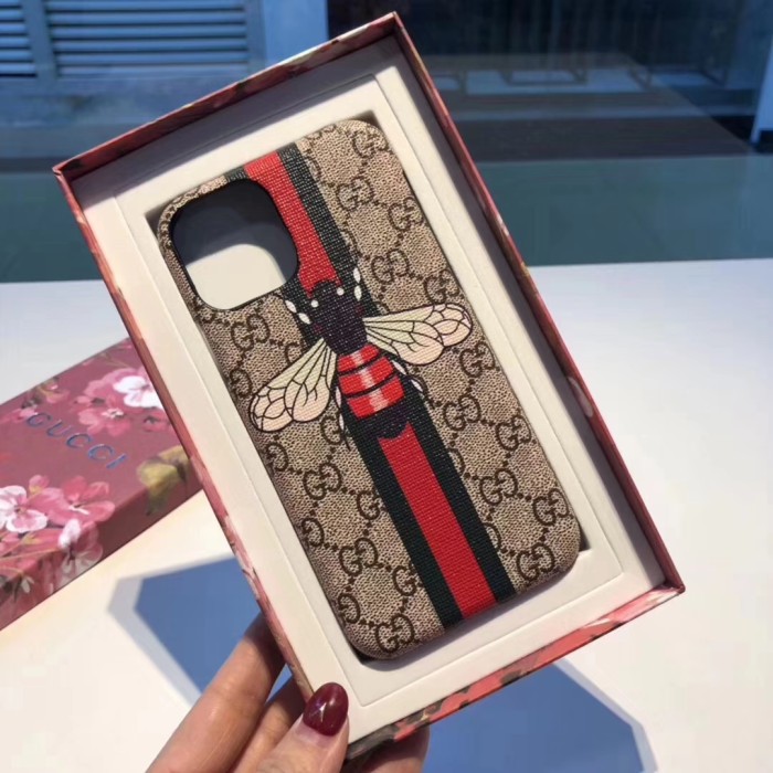グッチ 蜂柄 iphone11/11pro/11pro maxケース 芸能人愛用 大人気★新商品