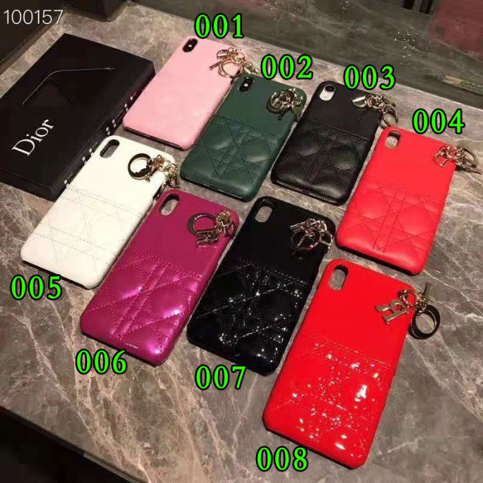 ディオール iphone xr/xs maxケース 個性 Diorアイフォンxs/xカバー カード入れ iphone 7/8plusケース ペア向け