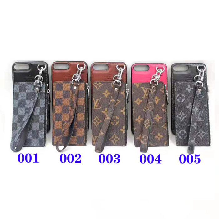 lv iphone xr/xs maxケースルイヴィトン iphone XI/11maxケース ビジネス風 iphone x/8/7 plusケースファッションカードポケット付き