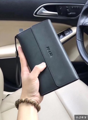 PRADA プラダ 人気商品激安 メンズ 長財布 セカンドバッグ 9024-PA404